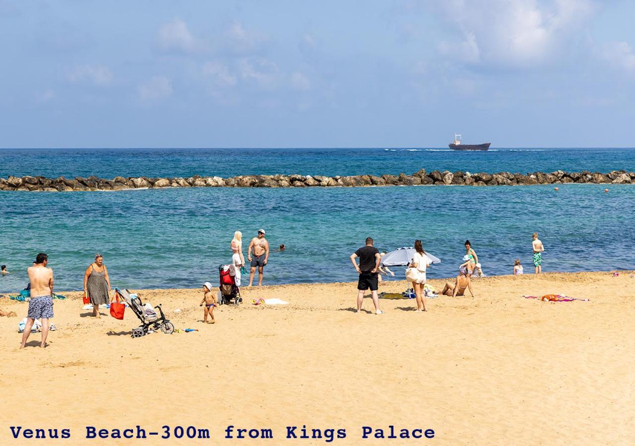 105 Kings Palace - Fabulous 2 Bed, 2 Bath, Large Patio With Garden - Sea Views Paphos Extérieur photo