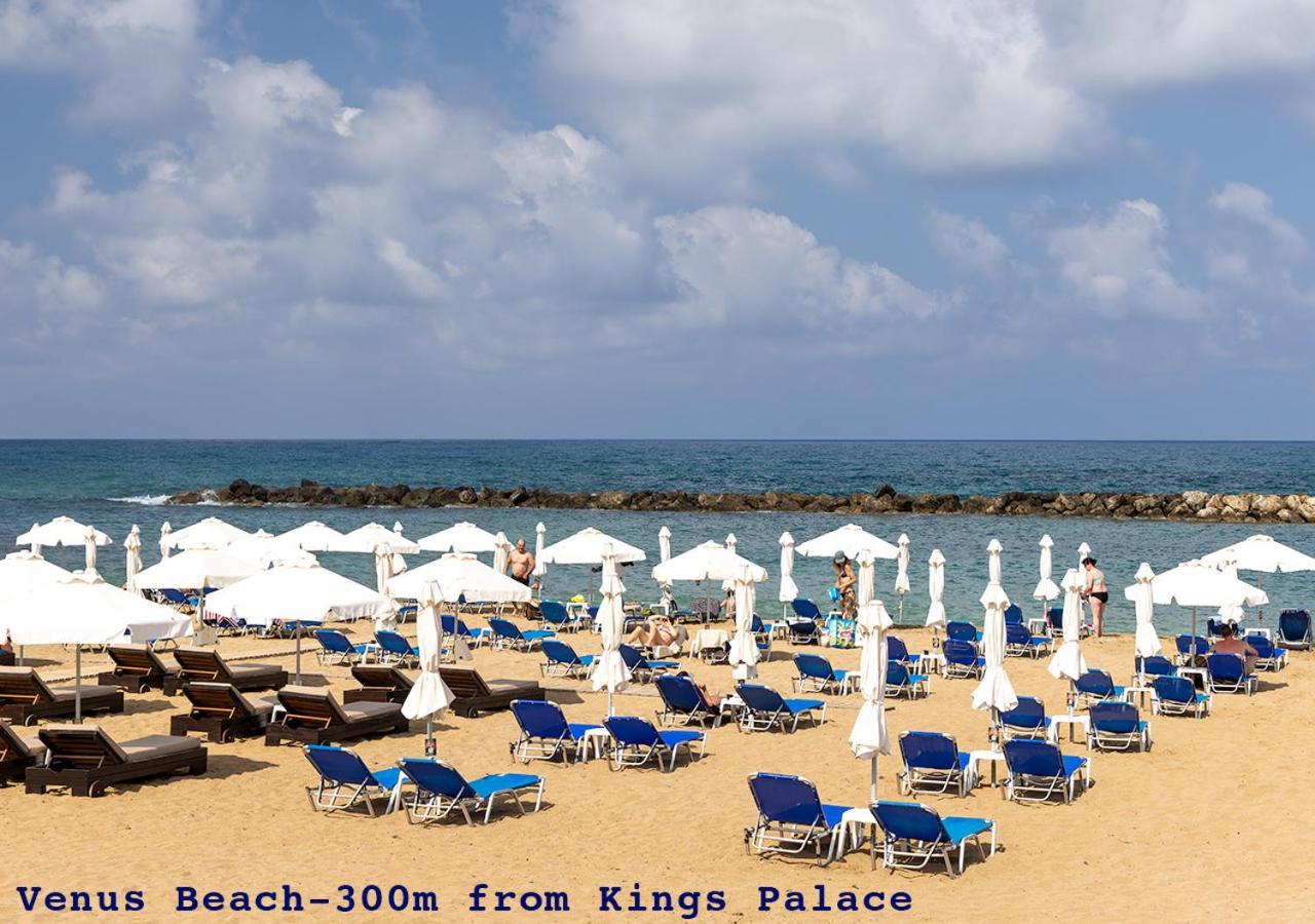 105 Kings Palace - Fabulous 2 Bed, 2 Bath, Large Patio With Garden - Sea Views Paphos Extérieur photo